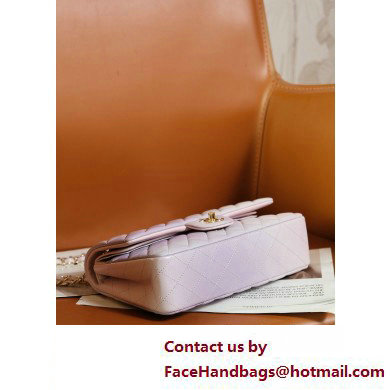 Chanel Gradient Lambskin  &  Gold-Tone Metal Classic Flap 11.12 Handbag A01112 Pink/Purple 2025